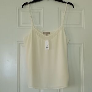 Banana Republic Cream Camisole Top NWT Size 14